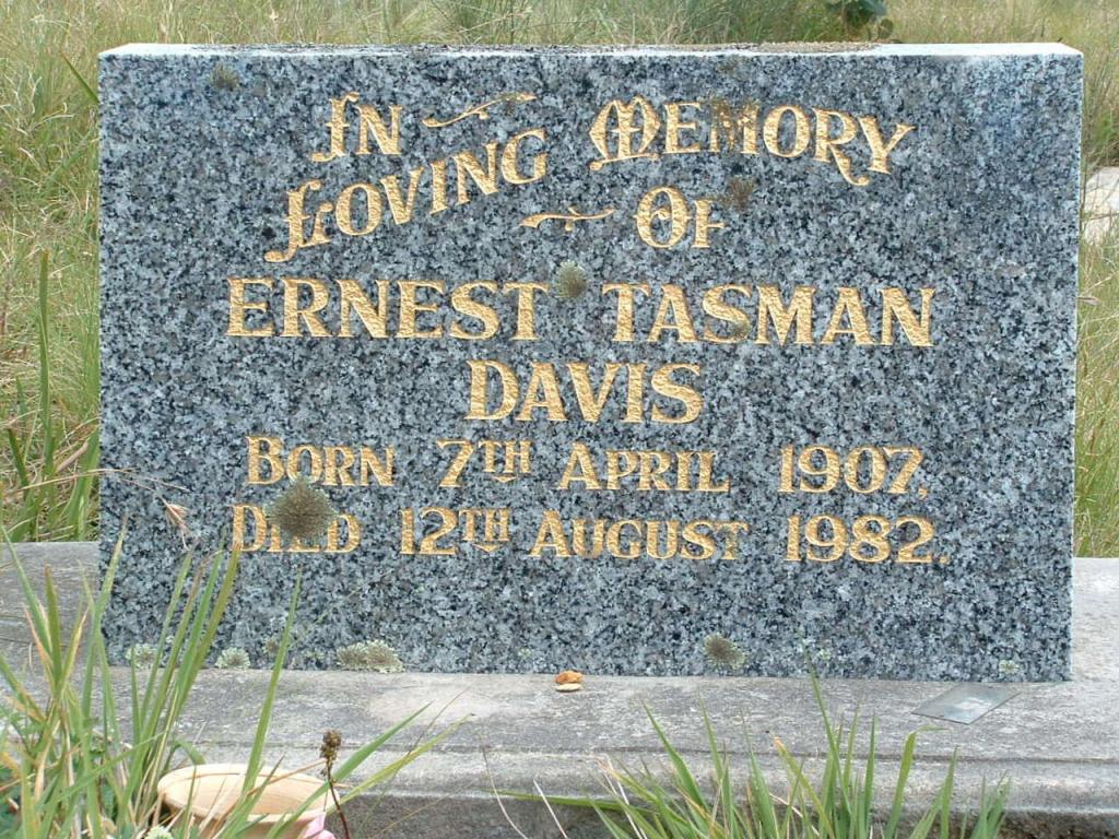 Davis Ernest Tasman1