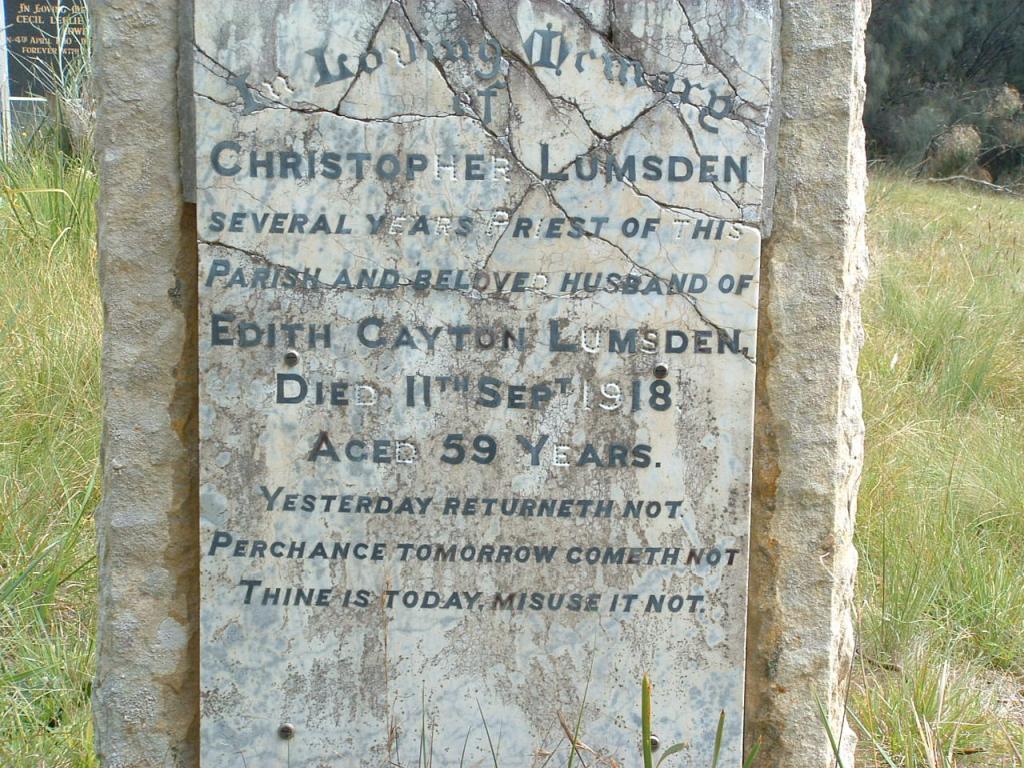 Lumsden, Christopher