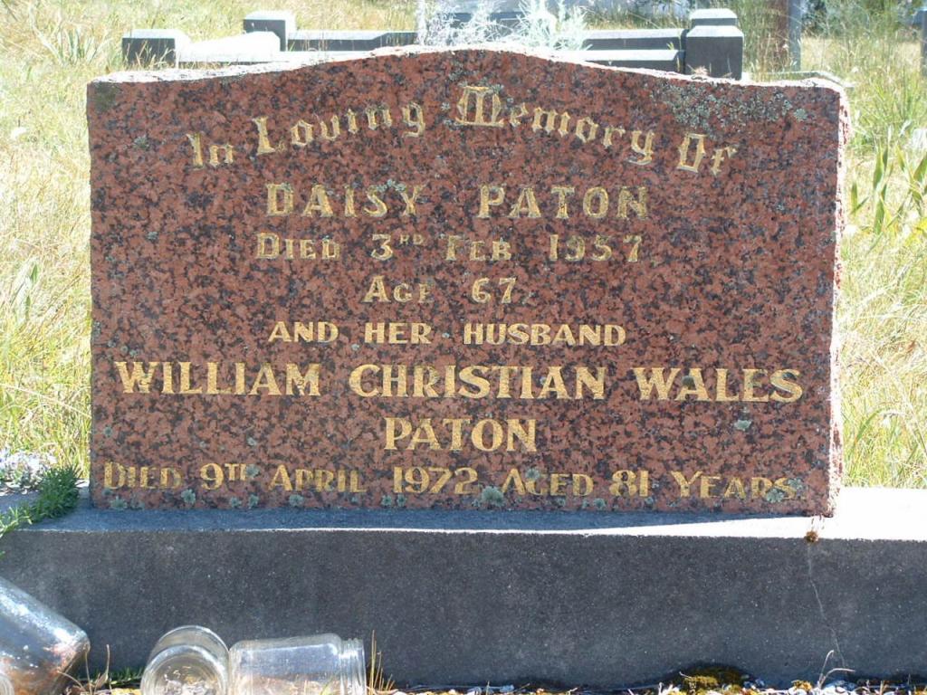 Paton, William and Daisy